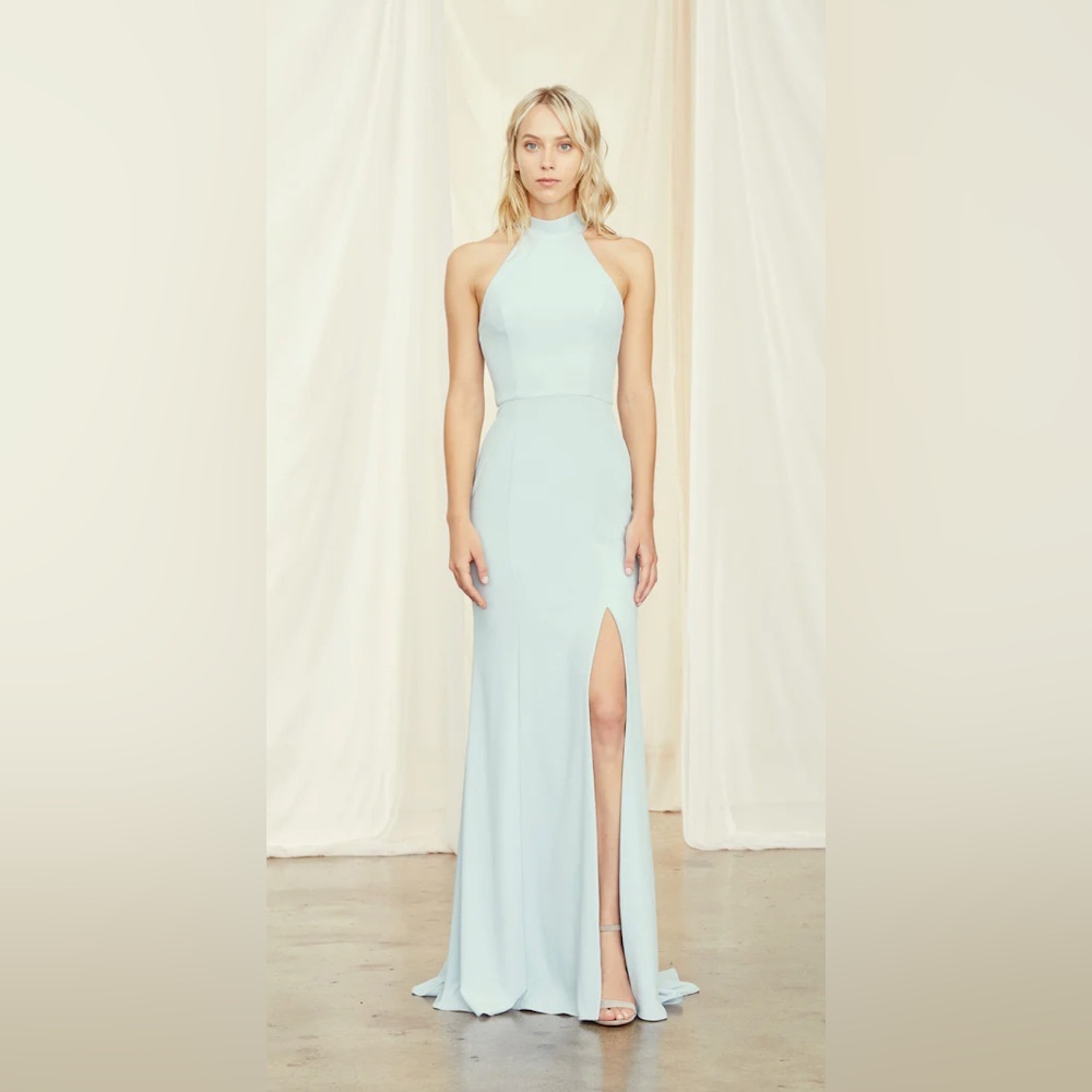 Amsale Cora Dress - color: New-Ice